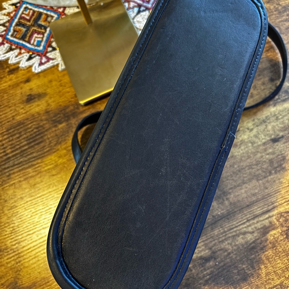 Vintage Coach Oliver Bag Black Leather Crossbody USA Made - Picture 8 of 14